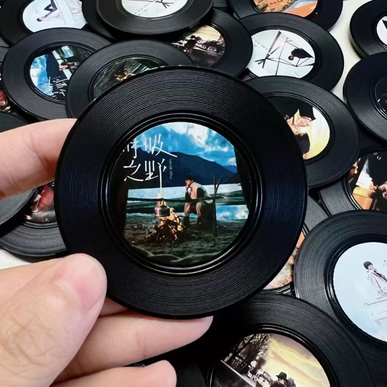 NFC Retro Vinyl Record Refrigerator Magnet