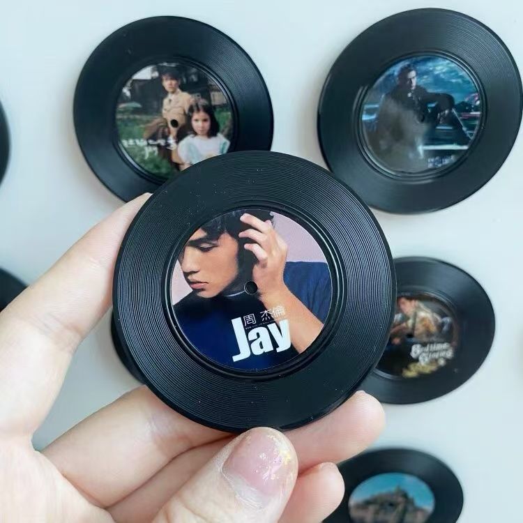 NFC Retro Vinyl Record Refrigerator Magnet