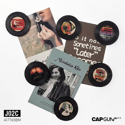 NFC Retro Vinyl Record Refrigerator Magnet
