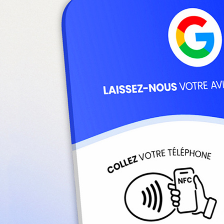 NFC Review Card Acrylic Table Sticker