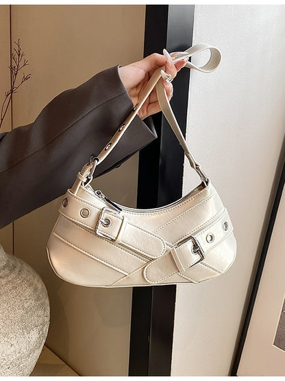 Niche Design Baguette Underarm Bag