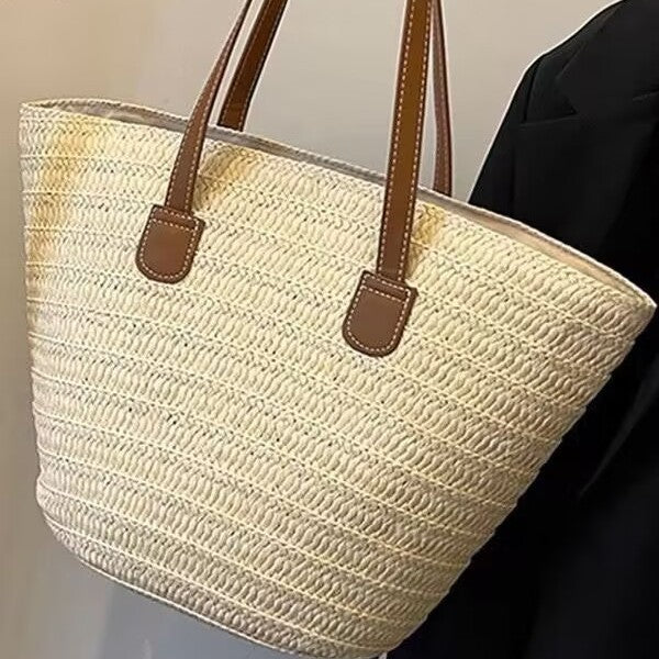Niche Design Pastoral Style Woven Bag