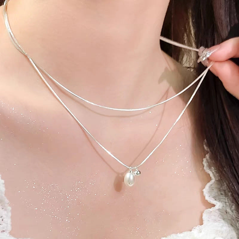 Niche Design Titanium Steel Necklace
