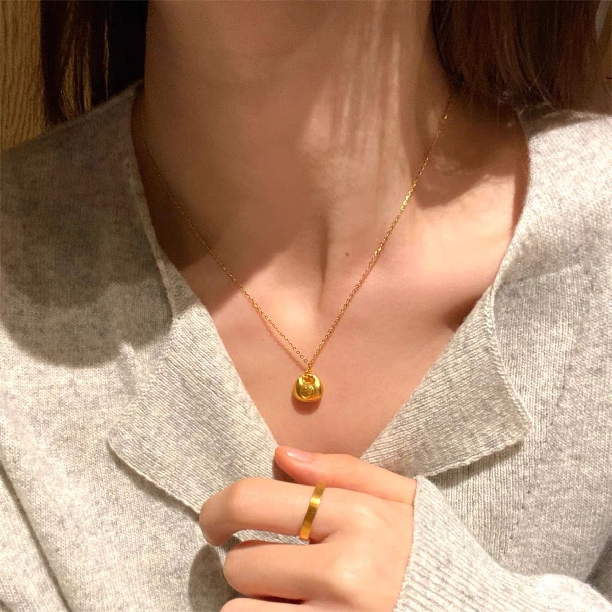 Niche Design Titanium Steel Necklace