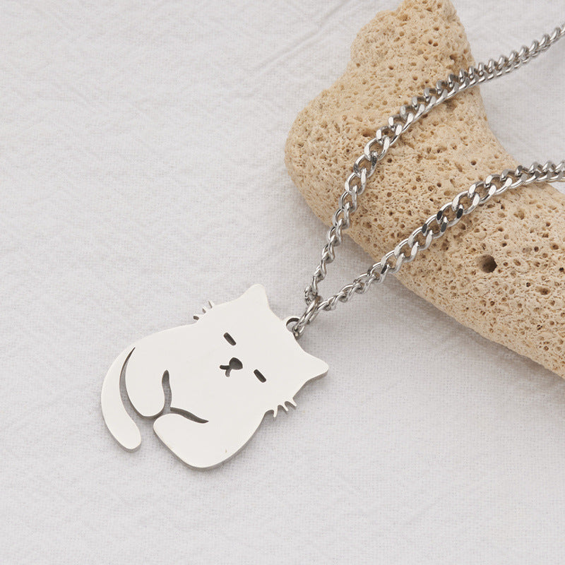Niche Design Titanium Steel Necklace