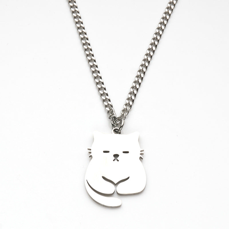Niche Design Titanium Steel Necklace