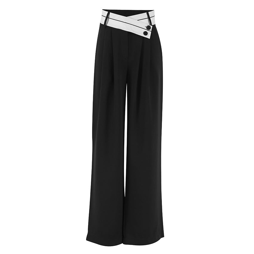 Niche Design Wide-Leg Trousers
