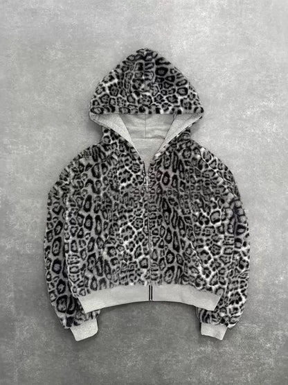 Niche gray hoodie