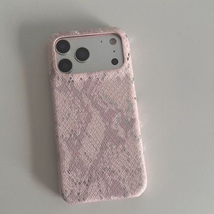 Niche-textured leather semi-rigid case