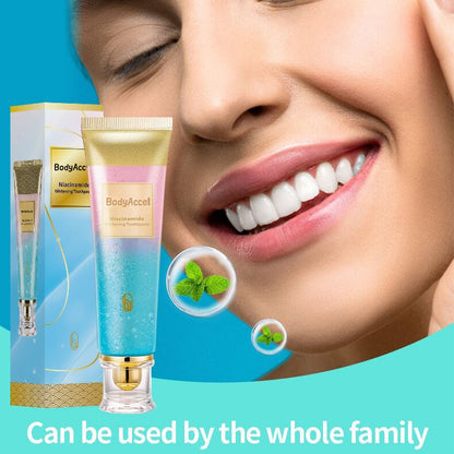 Nicotinamide whitening toothpaste