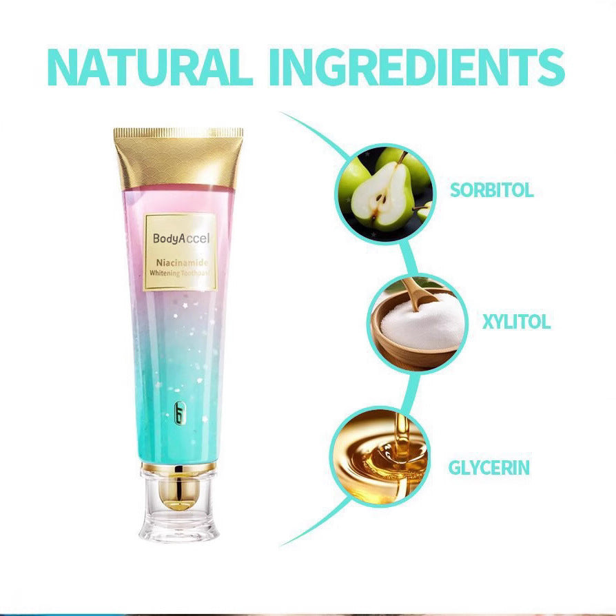 Nicotinamide whitening toothpaste
