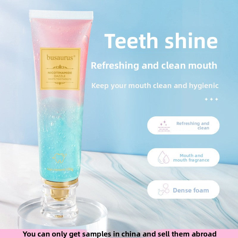 Nicotinamide whitening toothpaste