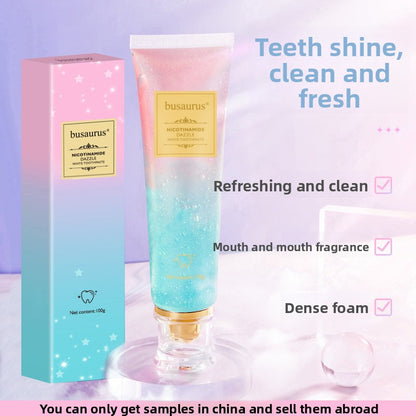 Nicotinamide whitening toothpaste