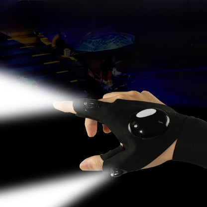 Night fishing lighting gloves
