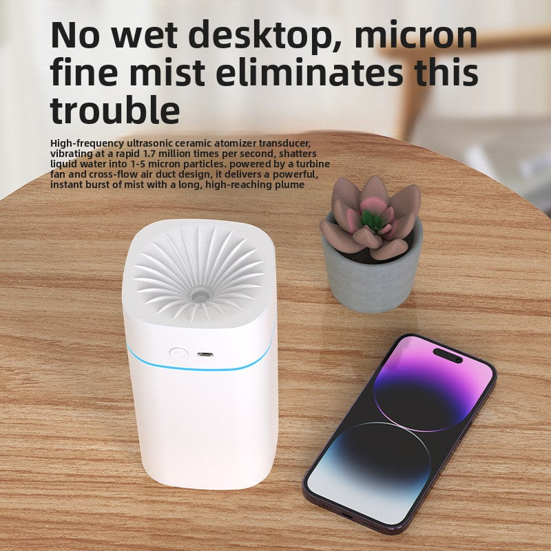 Night Light Humidifier, Large Capacity, Large Spray, Silent Air Purifier