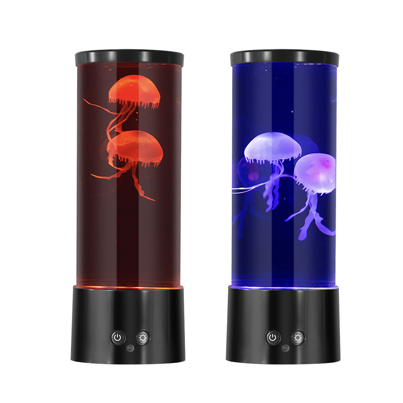 Nightlight with glowing bubbles