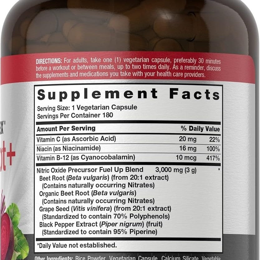 Nitric Oxide Beetroot Capsules