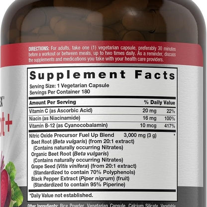Nitric Oxide Beetroot Capsules