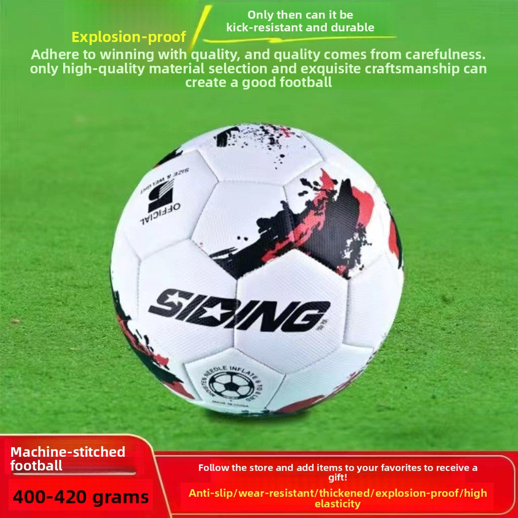 No 5 Machine Sewn Football for Youth Sports