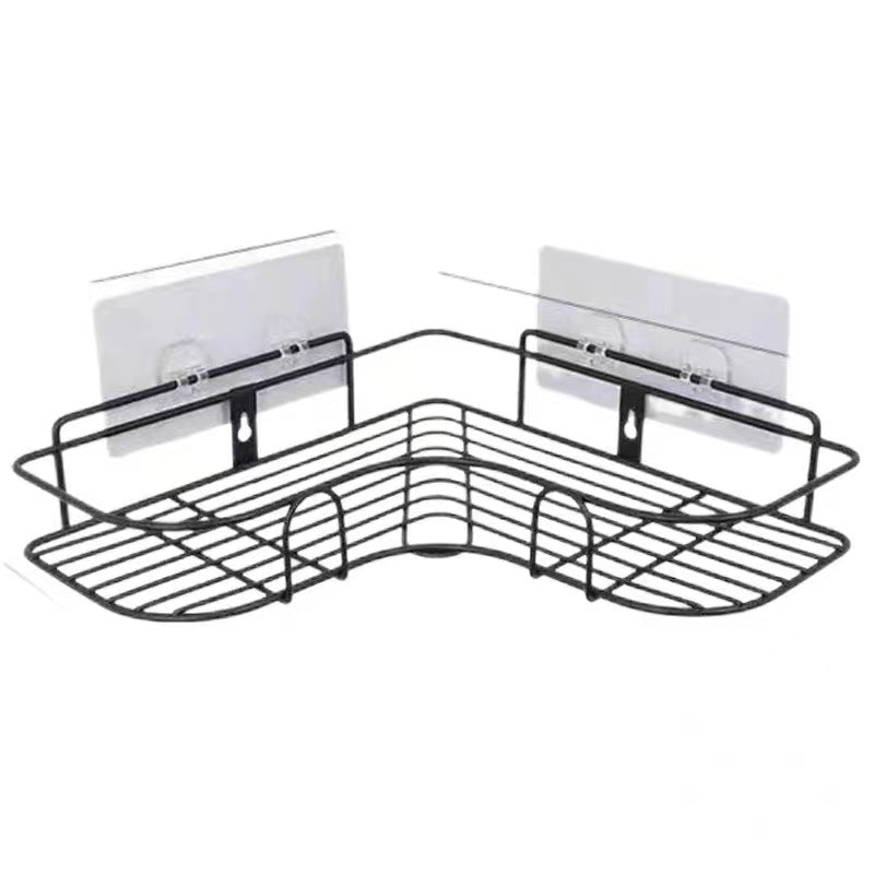 No Drill Bathroom Corner Storage Rack