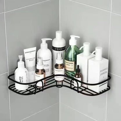 No Drill Bathroom Corner Storage Rack