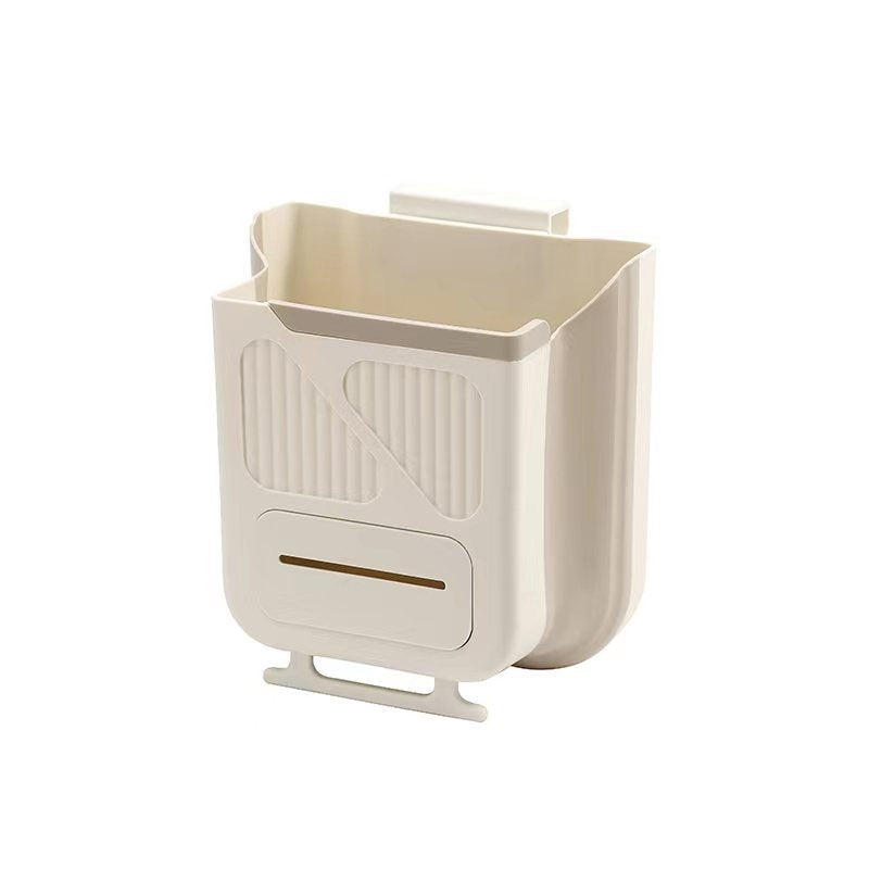 No-drill kitchen trash can