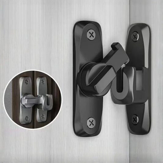 No-Drill Surface Mounted Door Latch Lock