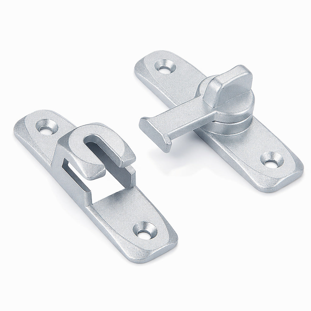 No-Drill Surface Mounted Door Latch Lock