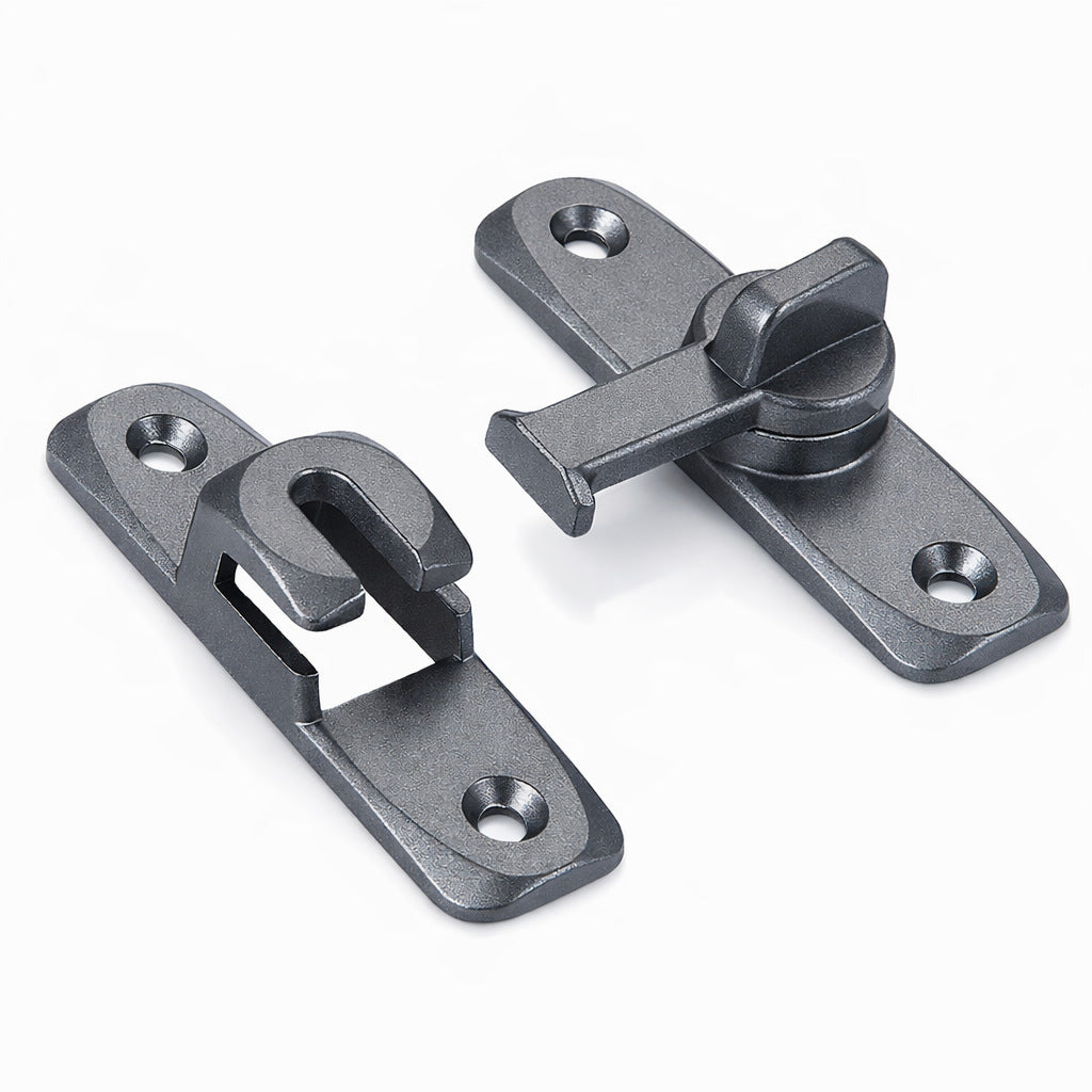 No-Drill Surface Mounted Door Latch Lock