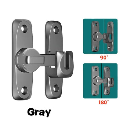 No-Drill Surface Mounted Door Latch Lock