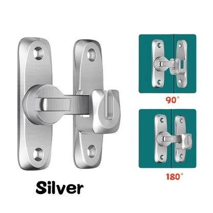 No-Drill Surface Mounted Door Latch Lock