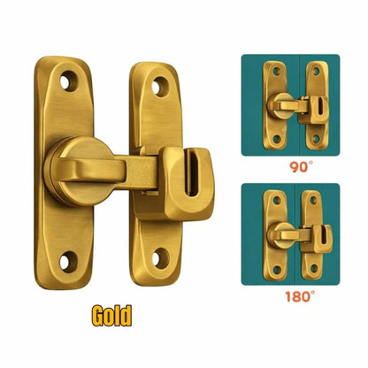 No-Drill Surface Mounted Door Latch Lock