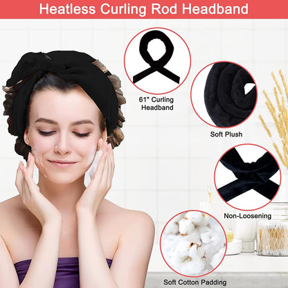 No Heat Hair Curling Rod Set