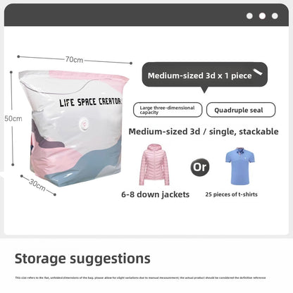 No-pump compression bag