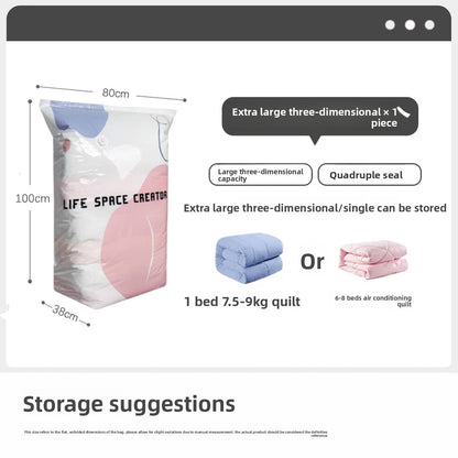 No-pump compression bag