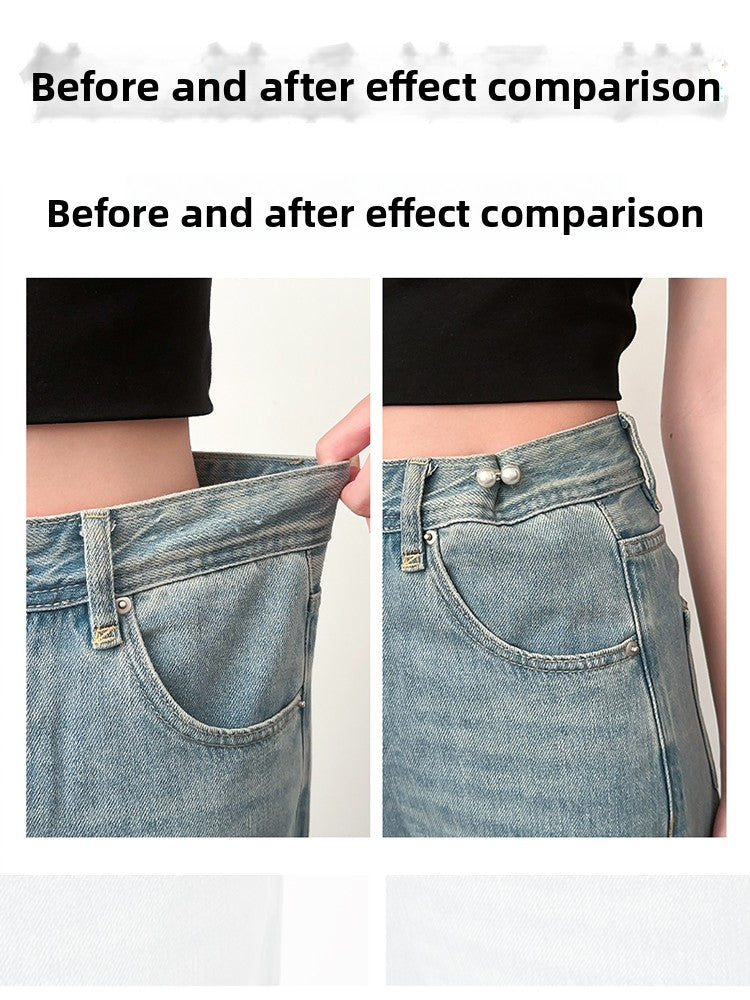 No Punch Jeans Waist Tightener Buckle