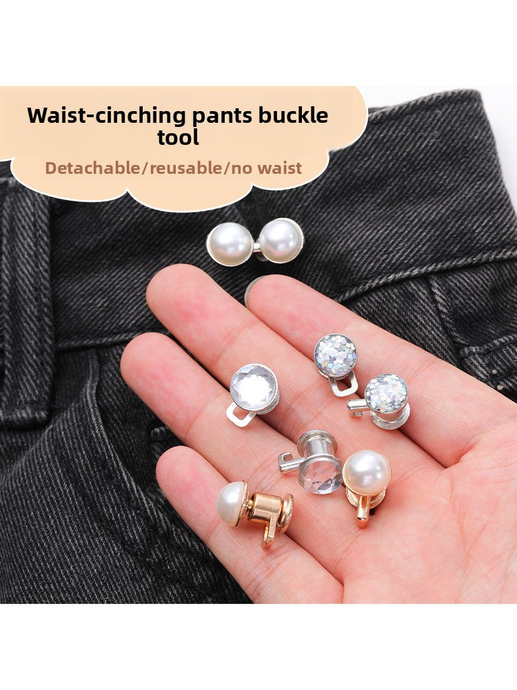 No Punch Jeans Waist Tightener Buckle