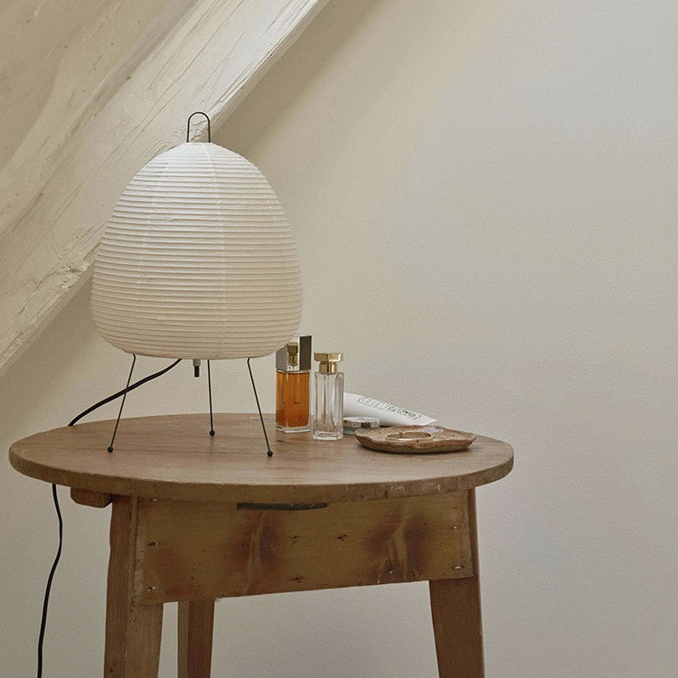 Noguchi Isamu Wabi-Sabi Style Vintage Designer Floor Lamp, Table Lamp