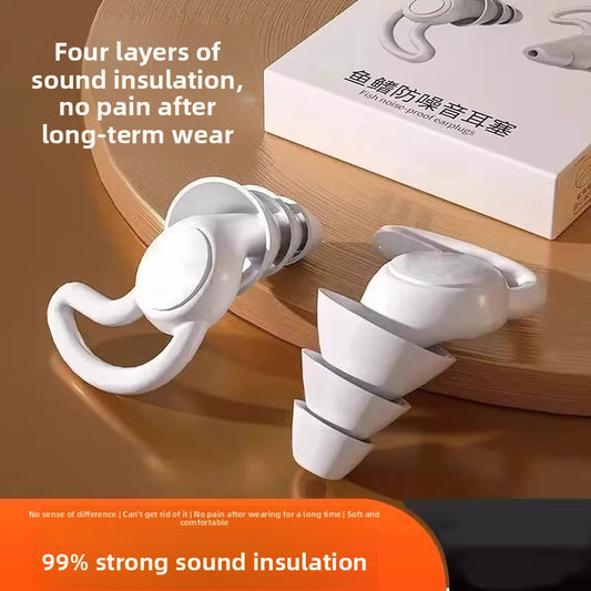 Noise-canceling sleep earplugs