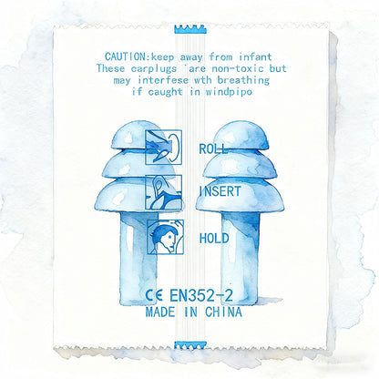 Noise Reducing Foam Earplugs