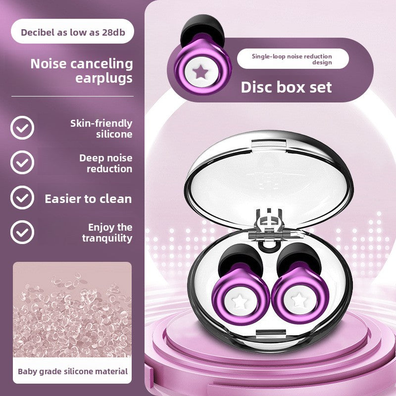 Noise Reduction Earplugs Gold Plated Soundproof Comfort