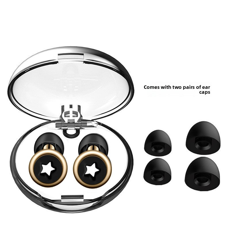Noise Reduction Earplugs Gold Plated Soundproof Comfort