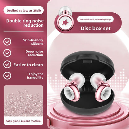 Noise Reduction Earplugs Gold Plated Soundproof Comfort