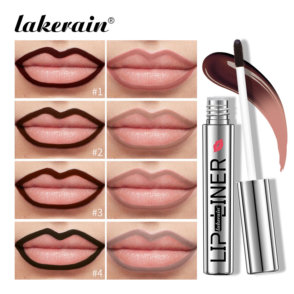 Non-diffusing and highly pigmented lip liner pen