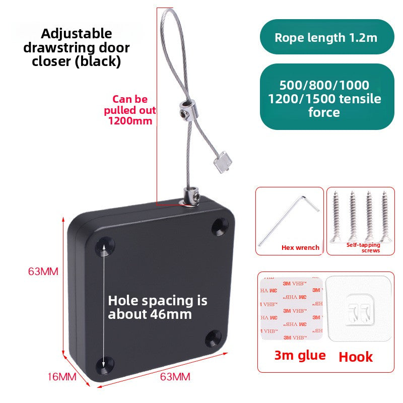 Non-drilled household buffer door stopper