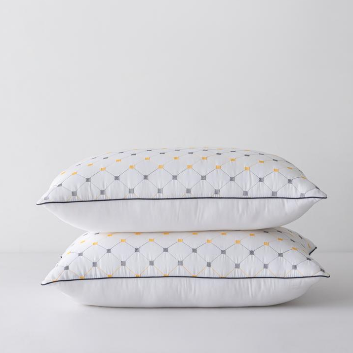 Non-floppy velvet cervical support adult pillow