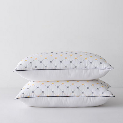 Non-floppy velvet cervical support adult pillow