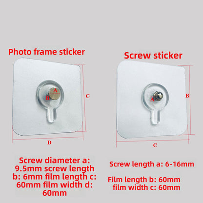 Non-marked nail Non-perforated Strong Adhesive