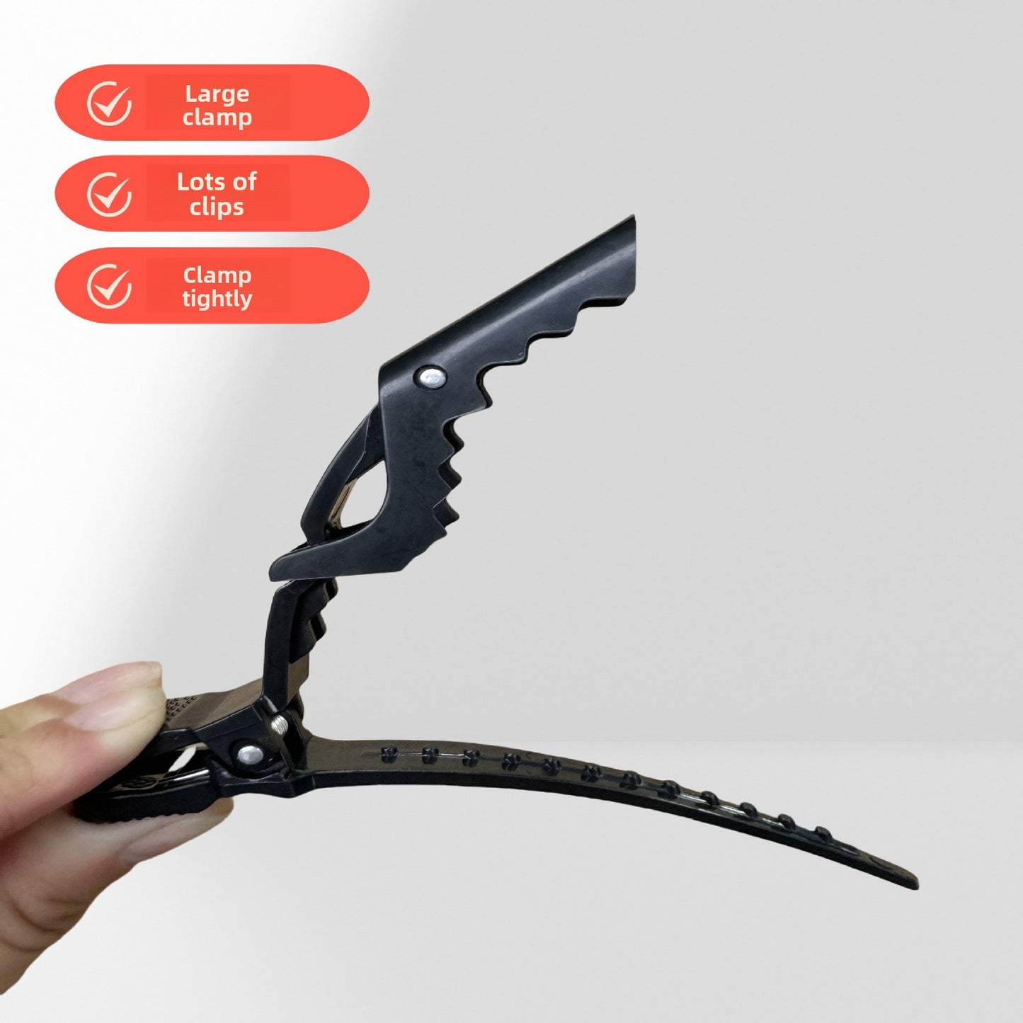 Non-Marking Duckbill Hair Clips