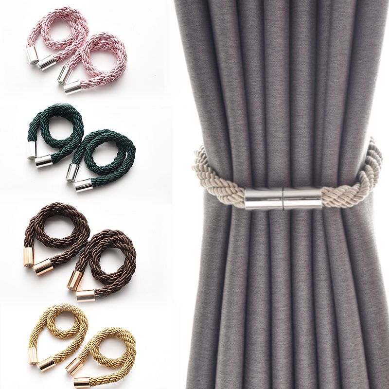 non-perforated curtain strap magnetic curtain buckle magnetic buckle